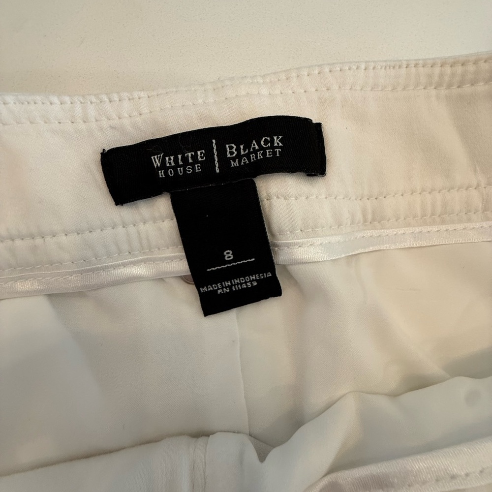 White House Black Market White Skirt - Picture 2 of 11
